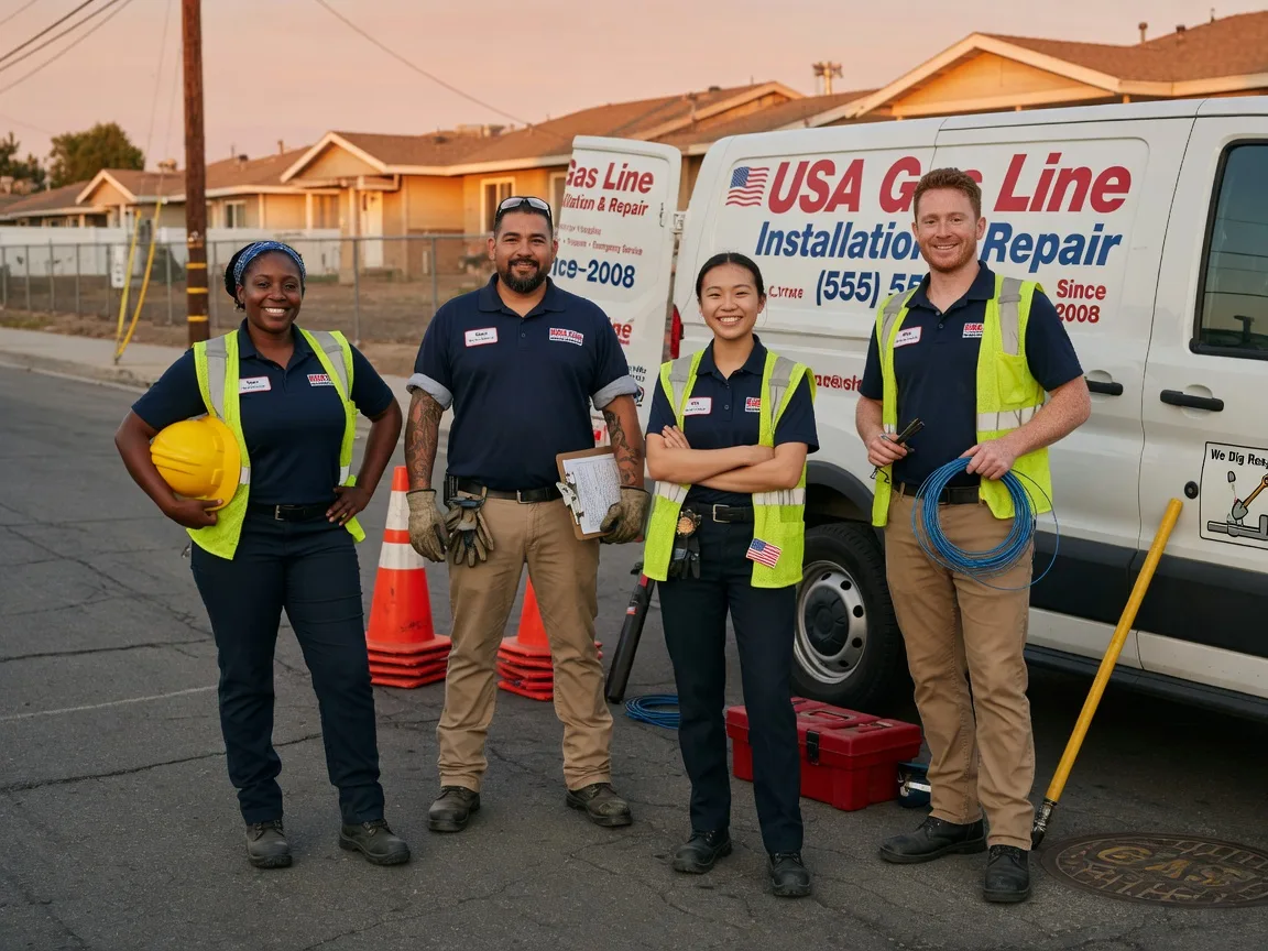 Gas Line Installation company in Springport, IN